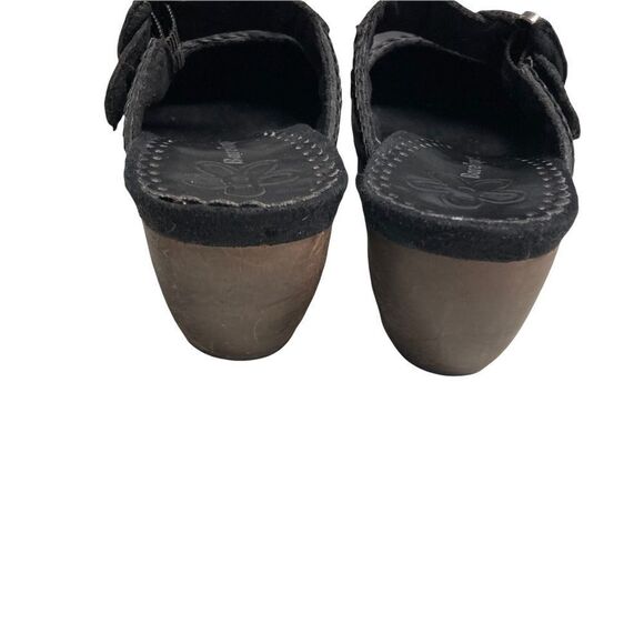 BARE TRAPS, Mary Jane shoes,Sz 6M. Ginger Style,Black, Leather Upper, wedge heel - Picture 2 of 10